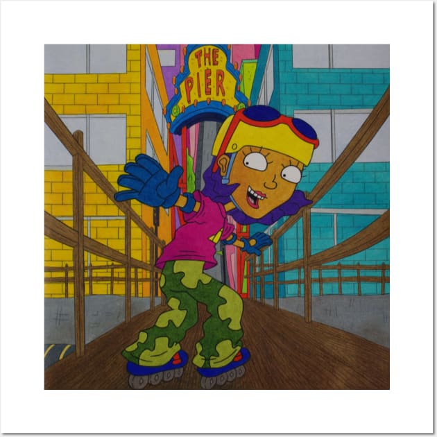 Rocket Power Reggie Rocket Wall Art by AbbysRadArt